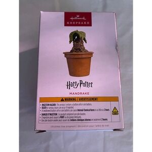 Hallmark Keepsake Harry Potter Mandrake Ornament 2025 Sound Orville Wilson